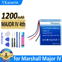 YKaiserin 1200mAh Battery MAJOR 4th for Marshall Major IV Headset High Capacity Batterie Warranty + Track Number