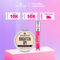 Combo makeup Essence phấn phủ kiềm dầu son bóng tạo độ mọng mướt môi 5ml