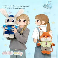Plush Doll Backpack Jumbo Import/Ransel Boneka Lucu Zootopia Jumbo-Judy Hopps/Nick Wilde 47x26cm