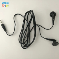 1000pcs/lot Wholesale Earphone 3.5mm Black 1.2m In-ear Earbuds for Iphone 6 Samsung Mobile Phones MP4 Travelling Bus School