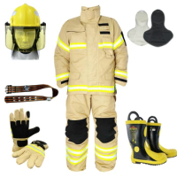 Including Fireman Jacket fire pants firefighting helmet fire gloves fire boots fireman fireproof suit