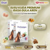 Duzi Weight - Susu Kuda Herbal Penambah Berat Badan 200gr Nutrisi Tubuh Alami 100% Original 2 BOX