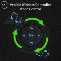 7-Key รถไร้สายพวงมาลัยปุ่มควบคุมระยะไกลสำหรับสากลรถเพลงไร้สาย Android DVD GPS นำทางเครื่องเล่นวิทยุ