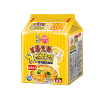 韓國不倒翁 起司拉麵(4入裝)【小三美日】D520230 韓泡 湯麵 cheese 韓式 泡麵 晚餐 宵夜 消夜 熱湯