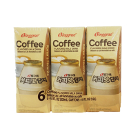 【韓味不二】Binggrae咖啡牛奶(調味乳)(200mlx6入)