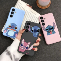 Classic Lilo Stitch Case For Samsung Galaxy A34 5G Phone Cover Cartoon Girl Gift Soft Silicone Coque Funda For Samsung A 34 Capa