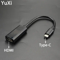 USB Type C To Female HDMI 4K HD TV Video Connector Cable Adapter For Samsung S8 S9 For Phone Notebook Connected TV Monitor