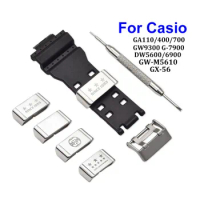 18mm 20mm 22mm Metal Buckle Loop Holder for Casio GA110/400/700 GW9300 GG1000 DW5600 GWM5610 Band Ring Clasp Holder Accessories