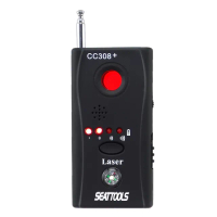 【錫特工業】無線訊號偵測器 防針孔 防偷拍 反偷拍 反竊聽 防GPS定位追蹤器(MET-CC308+ 頭手工具)