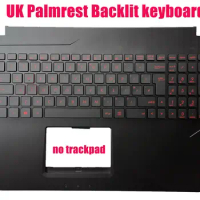 UK Palmrest backlit keyboard for Asus FX60VM GL502VML 90NB0DR5-R31UK0