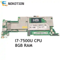 NOKOTION For ACER swift S5-371 S5-371T Laptop Motherboard I7-7500U CPU 8G RAM NBGHX1100C NBGHX1100C B3ZMS LA-D591P