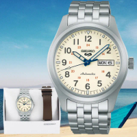 【SEIKO 精工】5 Sports 系列 製錶110週年紀念款 機械腕錶 禮物推薦 畢業禮物(SRPK41K1/4R36-15L0S)
