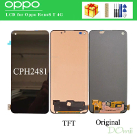 Original/ oled / TFT lcd For Oppo Reno8 T reno 8t 4G CPH2481 LCD Display Touch Screen Digitizer Pane