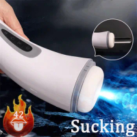 Hgod 007 Masturbation Cup 18cm Channel Heating Vibrating Real Blowjob Automatic Sucking Male Masturbator Machine Sex Toy For Men