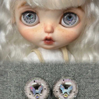 YESTARY Blythe Eye Piece BJD Doll Accessories 14mm Eyes For Blythe Doll Diy Handmade magnetic Eye chip For Blythe BJD Doll Gifts