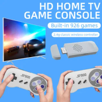 High definition game console SF900 two player battle TV game wireless controller classic SFC TV game console