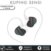 SORATUNE YI01 8MM+10MM DUAL DYNAMIC DRIVER IN EAR MONITOR EARPHONE 3.5mm No Mic Black