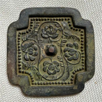 Bronze handicrafts Han Dynasty green rust bronze mirror 1565 pulp mellow