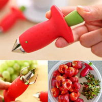 Strawberry Huller Pineapple Cutters Novel Tomato Stalks Remover Fruit Knife Useful Strawberry Leaf Cleaner Kitchen Accessories