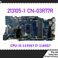 PCparts CN-03RT7R For DELL Latitude 3420 Laptop Motherboard 213105-1 I5 1135G7 I7-1165G7 CPU DDR4 Mainboard MB 100% Tested
