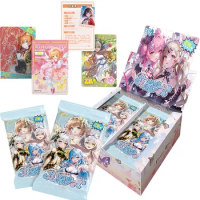 Anime Characters Goddess Story Cards Genshin Impact Sakura Ania Flash Cards Toys Game Collection Cards Christmas Birthday Gifts