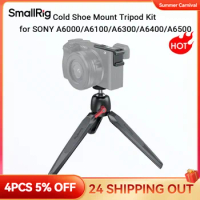 SmallRig Cold Shoe Mount Tripod Kit for SONY A6000/A6100/A6300/A6400/A6500 Cameras Can Mount Microphone 3150