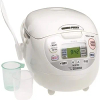 Zojirushi EP-PBC10 Gourmet d'Expert Electric Skillet &amp; NS-ZCC10 Neuro Fuzzy Rice Cooker, 5.5-Cup, White