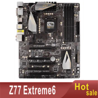 Z77 Extreme6 Motherboard 32GB LGA 1155 DDR3 ATX Mainboard 100% tested fully work