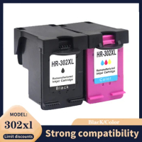 302 For HP 302 XL Remanufactured Ink Cartridge For HP302 XL Deskjet 2130 2131 1110 1111 1112 3630 5200 3639 4520 302xl Printer