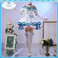 [Customized] Anime Wonderful Precure! Cure Nyammy Elegant Dress Lovely Uniform Cosplay Costume Hallo