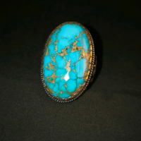 Pirus Persia Tosca Jumbo HQ Ring Perak Handmade