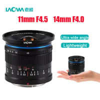 LAOWA 11mm F4.5 14mm F4.0 Lightweight Ultra Wide Angle Full Frame Camera Lens MF Lens for Canon RF Nikon Sony Leica M/L DL Mount