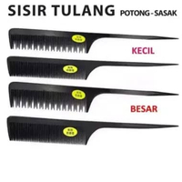 SISIR potong tulang / sasak tulang Sisir Rias Sanggul Salon Rata besar