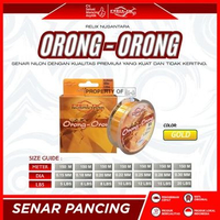 SENAR RELIX NUSANTARA ORONG-ORONG ANTI KRITING | GOLD | SENAR GALATAMA | 150 METER GOLD - #12 LB