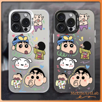 ดินสอสี Shinshin เคสโทรศัพท์มือถือนิ่ม เคสไอโฟน กันกระแทก สําหรับ IPONE16 15 14 13 11 12Promax x xr 
