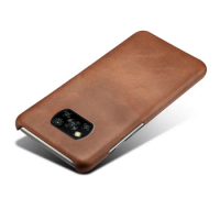 Luxury Vegan PU Leather Cover For Xiaomi Poco X3 NFC Pro Funda Wearable Slim Coque For Xiomi Mi POCO X 3 X3pro X3nfc 6.67" Case