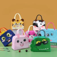 Cute Children Lunch Bag Cartoon Thermal Insulated Box School Portable Kids Handbag Outdoor Waterproof Picnic Lunch Bags Сумки