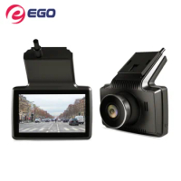EGO factory sale 2020 New arrival 3inch Dual Lens Dash Cam Car DVR 2k+1080P wifi hidden dash cam for car video