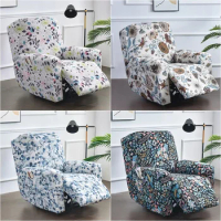 Pastoral Style Spandex Recliner Sofa Cover for Living Room Modern Sloping Massage Chair Covers Lazy Boy Relax Armchair Cover
