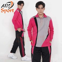 SKY - SETELAN TRAINING OLAHRAGA WANGKI/SERAGAM OLAHRAGA GURU LENGAN PANJANG M PINK