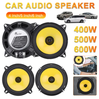 4/5/6 Inch Car Speakers 600W HiFi Coaxial Subwoofer Universal Automotive Audio Music Full Range Frequency Car Stereo Speaker