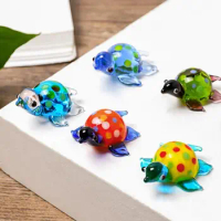1 PCS Exquisite Turtle Ornaments Vivid Creative Animal Statue Simple Lifelike Turtle Miniatures Figurines