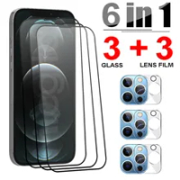 กระจกนิรภัยสำหรับ Iphone 13 Pro Max Iphone 13 Mini 3D เลนส์กล้องเลนส์สำหรับ Iphone 13 Pro