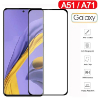 Tempered Glass Full Cover Full Lem Samsung Galaxy A51 A71 2020 NEW