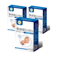 【辰鑫生技】猴頭菇GABA一夜好眠舒壓素食膠囊3盒組共180顆(猴頭菇;GABA;色胺酸;酸棗仁)