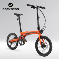 ROCKBROS Bike 16 inch with SRAM X4/X5-speed Aluminium Alloy Frame Adult Folding Bike Adjustable 9-Sp