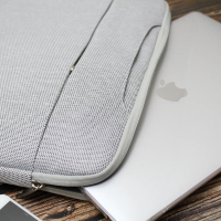【tFriend】防水耐刮筆電收納保護包/筆電包內袋/內膽包 適用 13吋 Macbook(灰色)