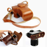 PU Leather Case Camera bag For Fujifilm XT20 XT10 XT-20 XT30 X-T10 X-T20 X-T30 SLR Cover With Battery Opening + shoulder strap