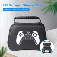 For PS5 Gamepad Storage Bag EVA Hard Waterproof Protective Carry Case for Playstation 5 Accessories