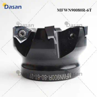 1pcs MFWN90080R 6T 90 Degree MFWN90 Face Milling Cutter Holder MFWN CNC Lathe Metal Machine Tool for WNMU080608